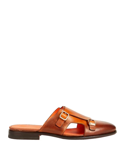 Мужские мюли Santoni Wonderwoman, бежевые