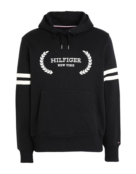 Мужское худи Tommy Hilfiger Papermag, черное