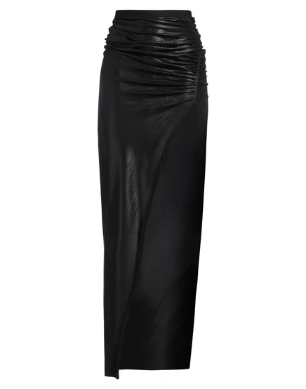 Женская макси-юбка Rick Owens Lilies асимметричная, черная
