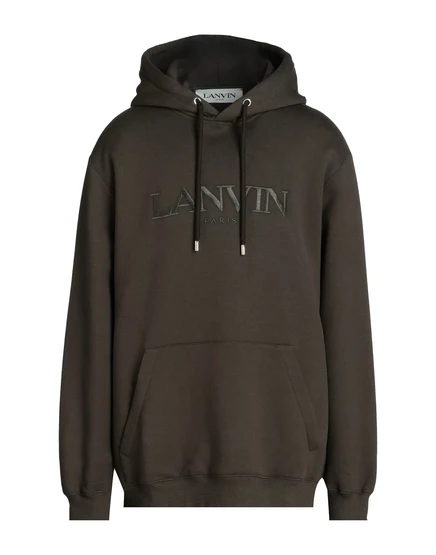 LANVIN Толстовки зелёный милитари