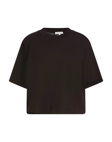 Женская футболка Cotton Citizen T-shirts из хлопка, чёрная