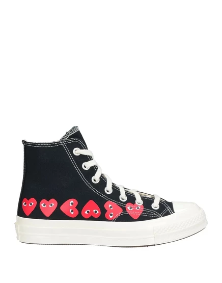 Женские кеды Converse x Comme des Garçons Play Chuck 70, чёрные
