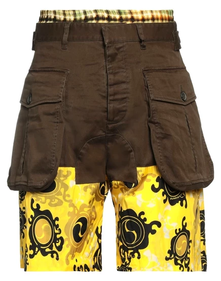 Мужские шорты DSquared2 JADR карго, зелёные милитари