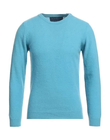 WOOL & CO Свитер лазурный