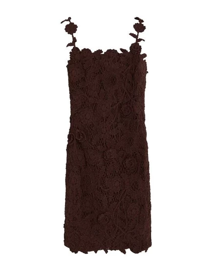 BLUMARINE Короткое платье тёмно-коричневый