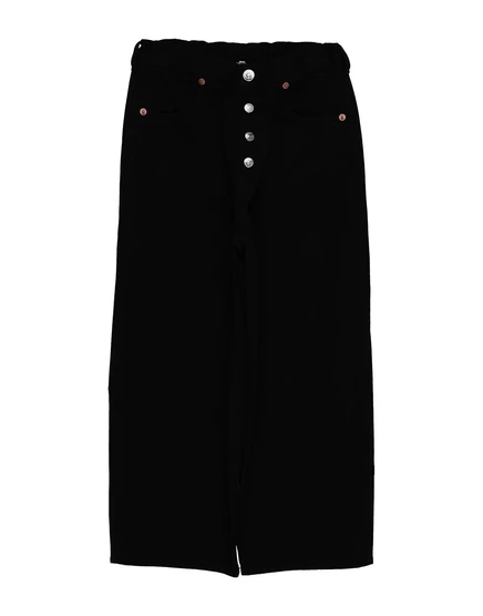 Женские джинсы MM6 Maison Margiela Junior, черные