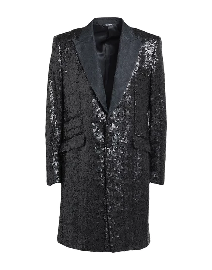 Мужское пальто Dolce & Gabbana C_Ribeiro, черное