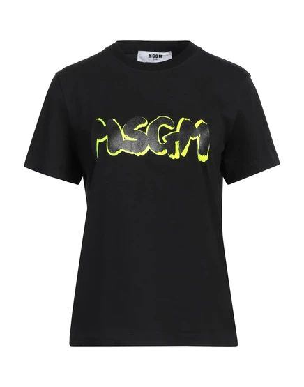 Женская футболка MSGM, черная