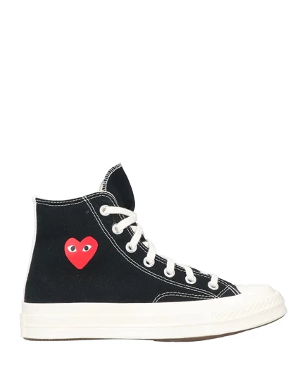 Женские кеды CONVERSE x COMME des GARONS PLAY, чёрные