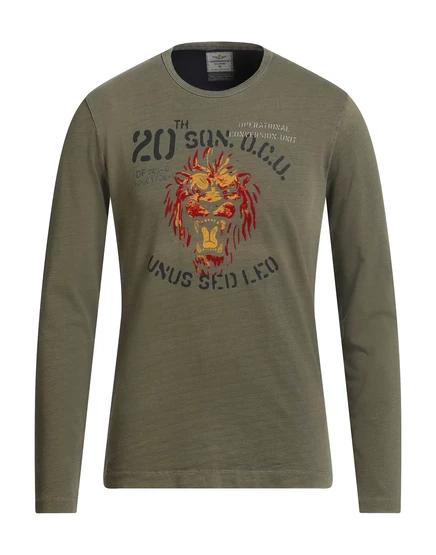 AERONAUTICA MILITARE T-shirts зелёный милитари