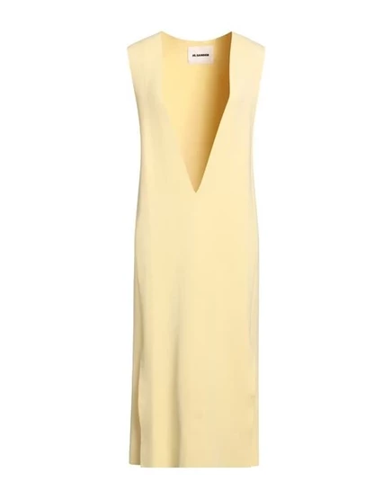 JIL SANDER Платье миди жёлтый