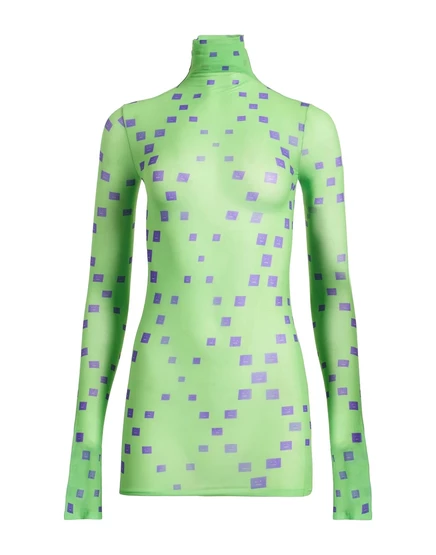 Женская футболка Acne Studios HAMISH, зелёная