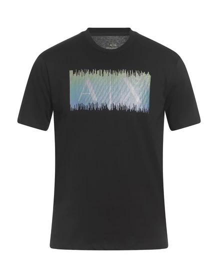 Мужская футболка armani exchange lorenz_sp, черная