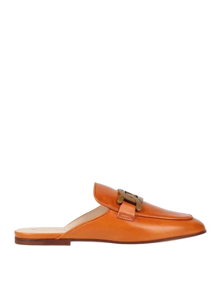 Женские кожаные мюли Tod's Papermag, песочные