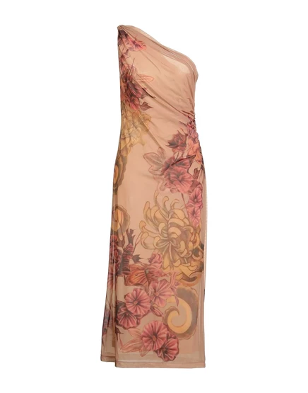 Женское платье Alberta Ferretti Wonderwoman миди, песочное