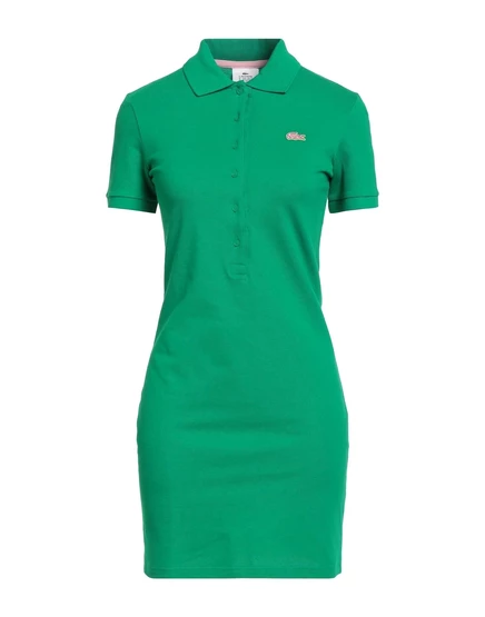 Женское платье-футболка LACOSTE LVE Lorenz_SP, зелёное