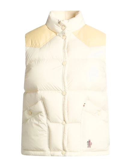 Женский жилет Moncler Grenoble с гусиным пухом, светло-кремовый