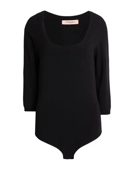 TWINSET Топ-боди чёрный