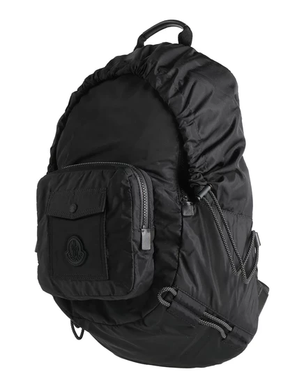 Мужской рюкзак Moncler Backpacks нейлоновый, черный