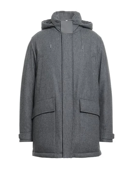 ZEGNA Пальто тёмно-серый