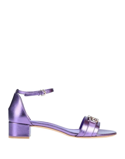 Женские сандалии Ferragamo PAPERMAG, фиолетовые