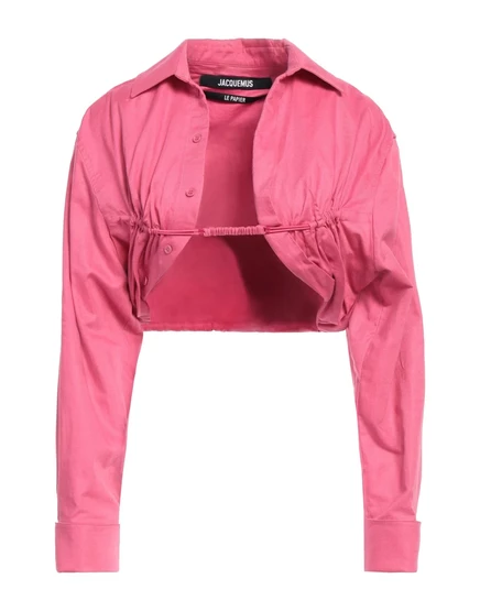 JACQUEMUS Pубашка фуксия