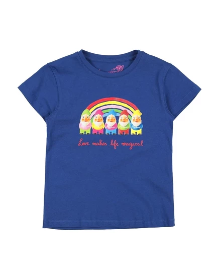 Женская футболка Love Therapy Kids, хлопок, синяя