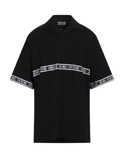Поло Versace Jeans Couture, чёрное