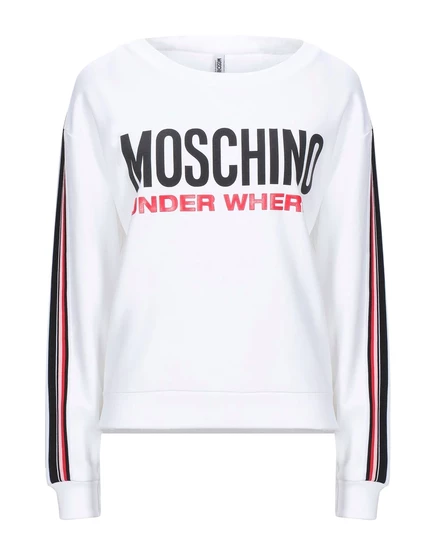 Женская толстовка Moschino, белая