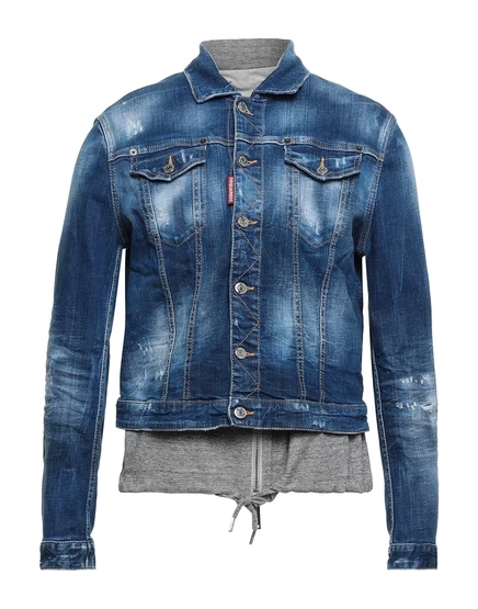 Мужская джинсовая куртка DSquared2 IBIZEN, синяя