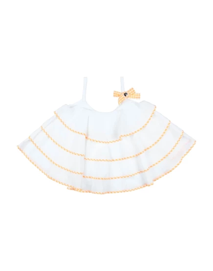 Женский топ GAUD Promotion Junior в клетку, оранжевый