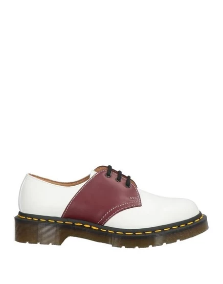 Женские дерби Dr. Martens x Comme des Garçons кожаные, бордовые