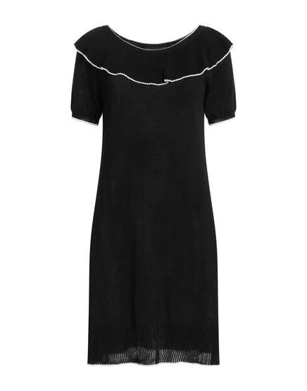 Женское платье Boutique Moschino мини трикотажное, чёрное
