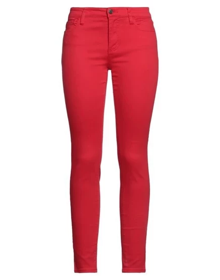 Женские джинсы Armani Exchange скинни, красные