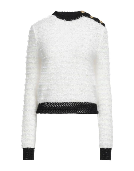 Женский свитер Balmain PAPERMAG, белый