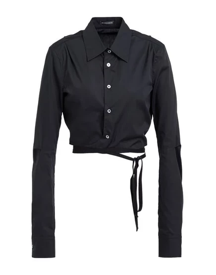 ANN DEMEULEMEESTER Pубашка чёрный