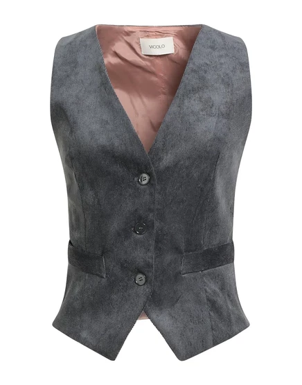 VICOLO Tailored Vests свинцово-серый