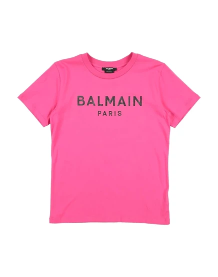 Унисекс футболка Balmain promotion junior, фуксия