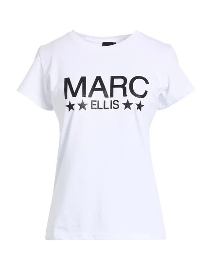 Женская футболка MARC ELLIS с логотипом, белая