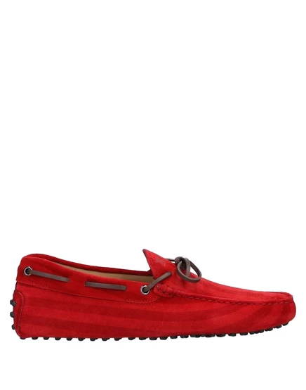 Мужские мокасины-драйверы Tod's замшевые, красные