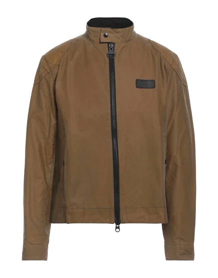 Мужская байкерская куртка Barbour Jackets хлопковая, хаки