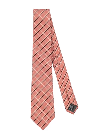 Мужской галстук Canali Papermag, терракотовый