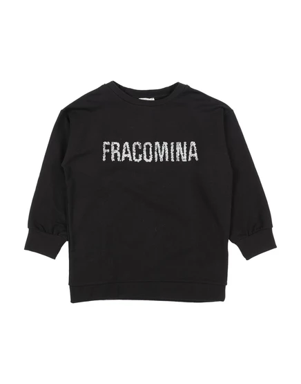 Детское худи Fracomina Mini Junior, черное