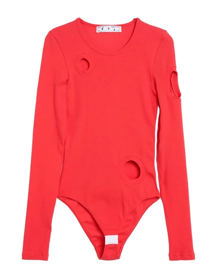 Женское боди Off-White JADR, коралловое