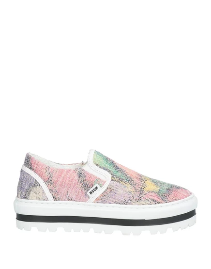 Женские кроссовки MSGM Lorenz_SP текстильные, розовые