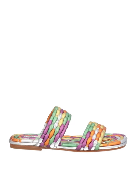 Женские сандалии Dries van Noten WONDERWOMAN, серебристые