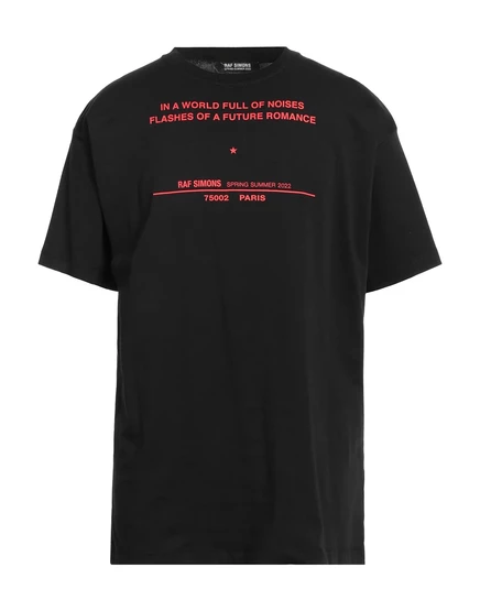 Мужская футболка Raf Simons Agata, черная