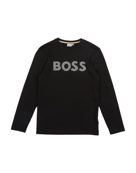 Мужская футболка Boss promotion_kid, черная