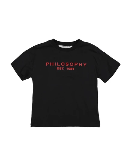 Женская футболка PHILOSOPHY DI LORENZO SERAFINI, черная