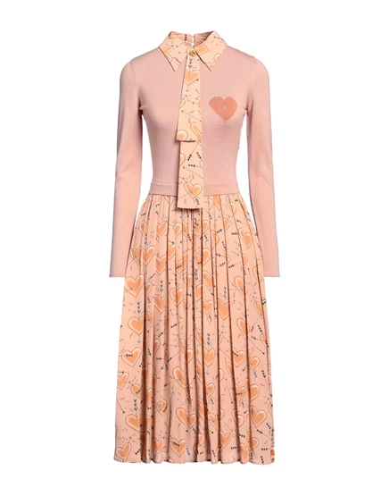Женское платье Elisabetta Franchi Papermag, розовое